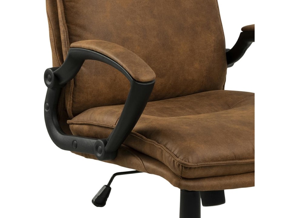 Fotel biurowy Brad brązowy - ACTONA